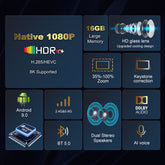 Android Led Auto Focus Projector with 4K 8K Support & Dolby Audio